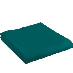 maxibazar Drap Plat 1 Personne 180X290Cm Uni Lina Petrole