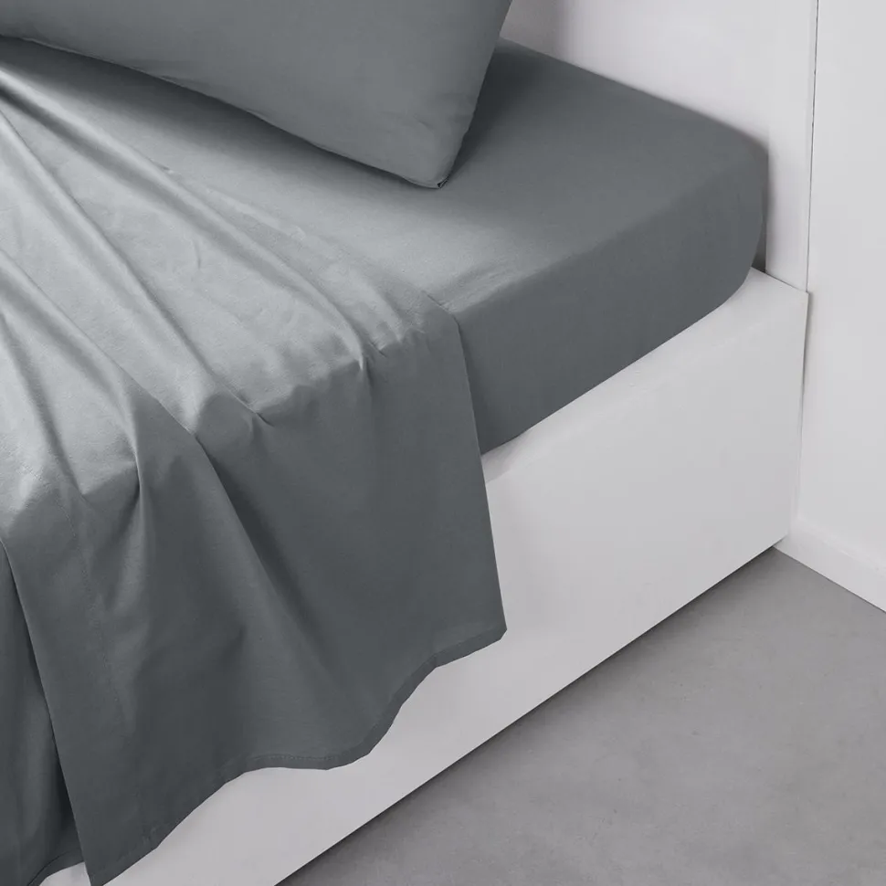 maxibazar Drap Plat 180X290Cm Acier