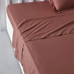 maxibazar Drap Plat 180X290Cm Terracotta