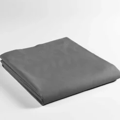 maxibazar Drap Plat 180X290Cm Uni 57 Fils Lina Anthracite