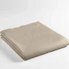 maxibazar Drap Plat 180X290Cm Uni 57 Fils Lina Sable