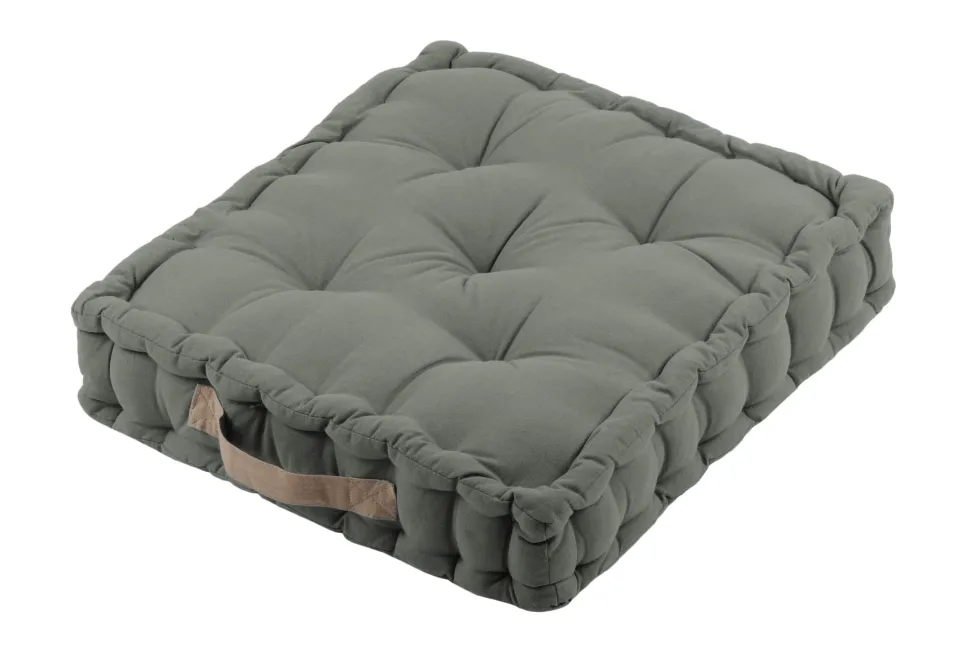 maxibazar Duo Coussin 45X45X10 Kaki Lin