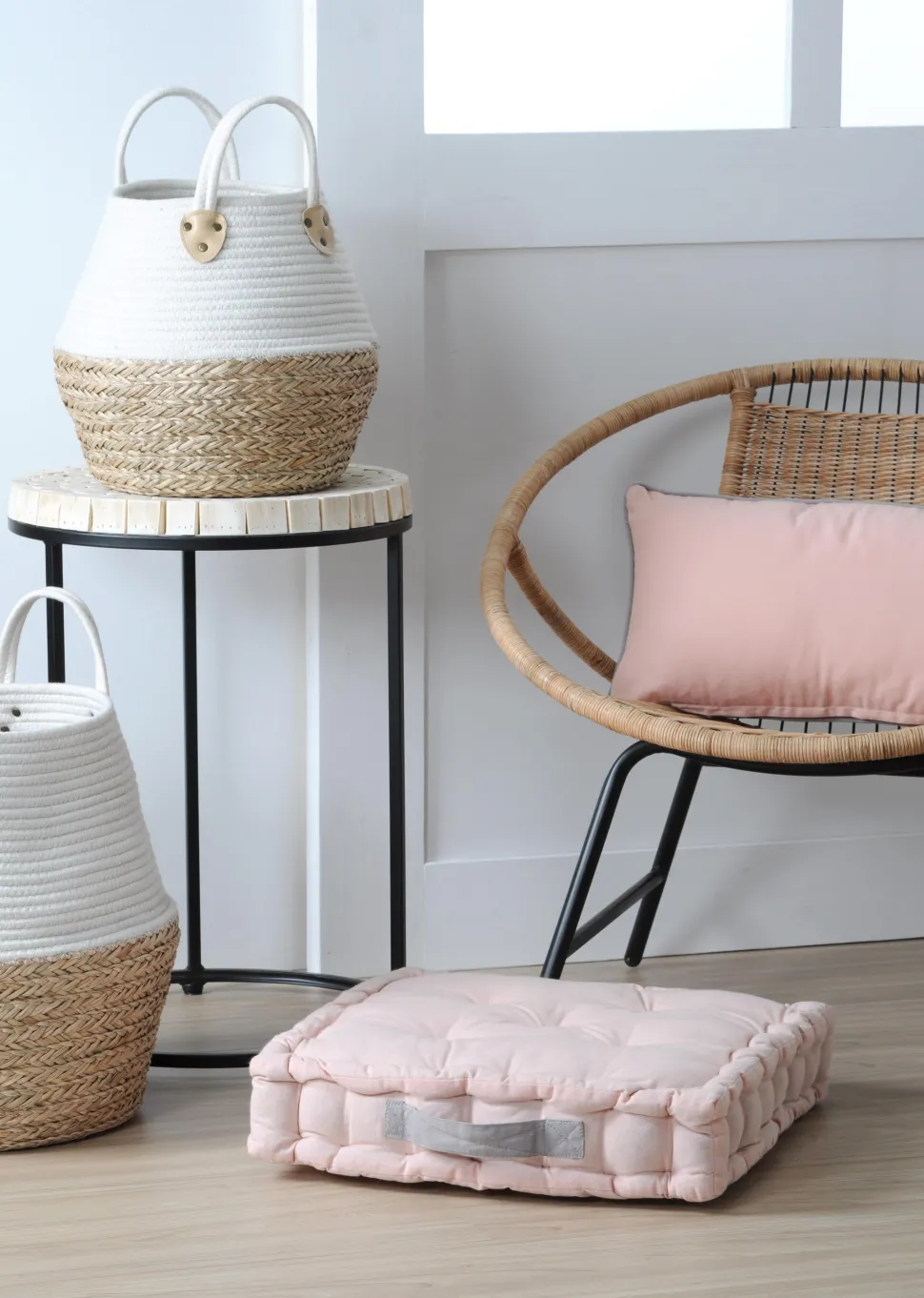 maxibazar Duo Coussin 45X45X10 Poudre Souris