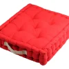 maxibazar Duo Coussin 45X45X10 Rouge Lin