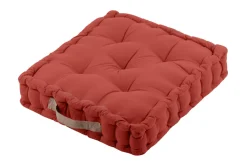 maxibazar Duo Coussin 45X45X10 Terracotta Lin