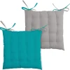 maxibazar Duo Galette 16Pts 40X40 Celadon Souris