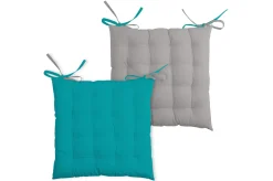 maxibazar Duo Galette 16Pts 40X40 Celadon Souris