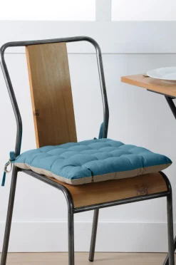 maxibazar Duo Galette 16Pts 40X40 Petrole Lin