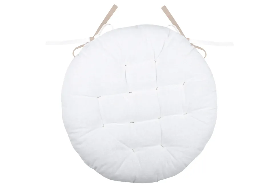 maxibazar Duo Galette Ronde 38Cm Ecru Lin