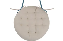 maxibazar Duo Galette Ronde 38Cm Petrole Lin