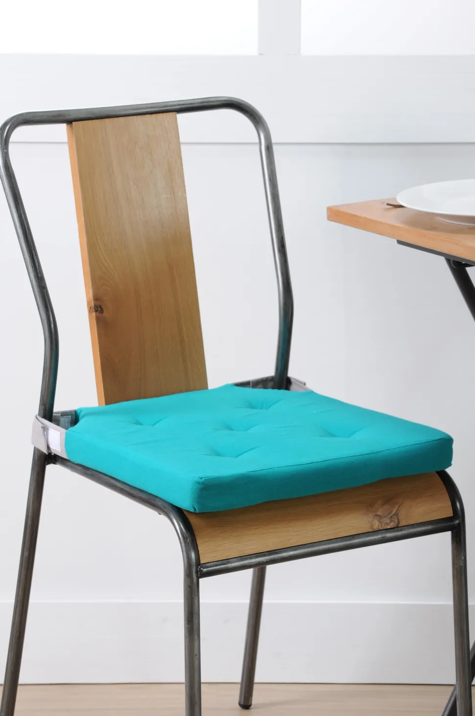 maxibazar Duo Galette Velcro 38X38X4 Celadon Souris