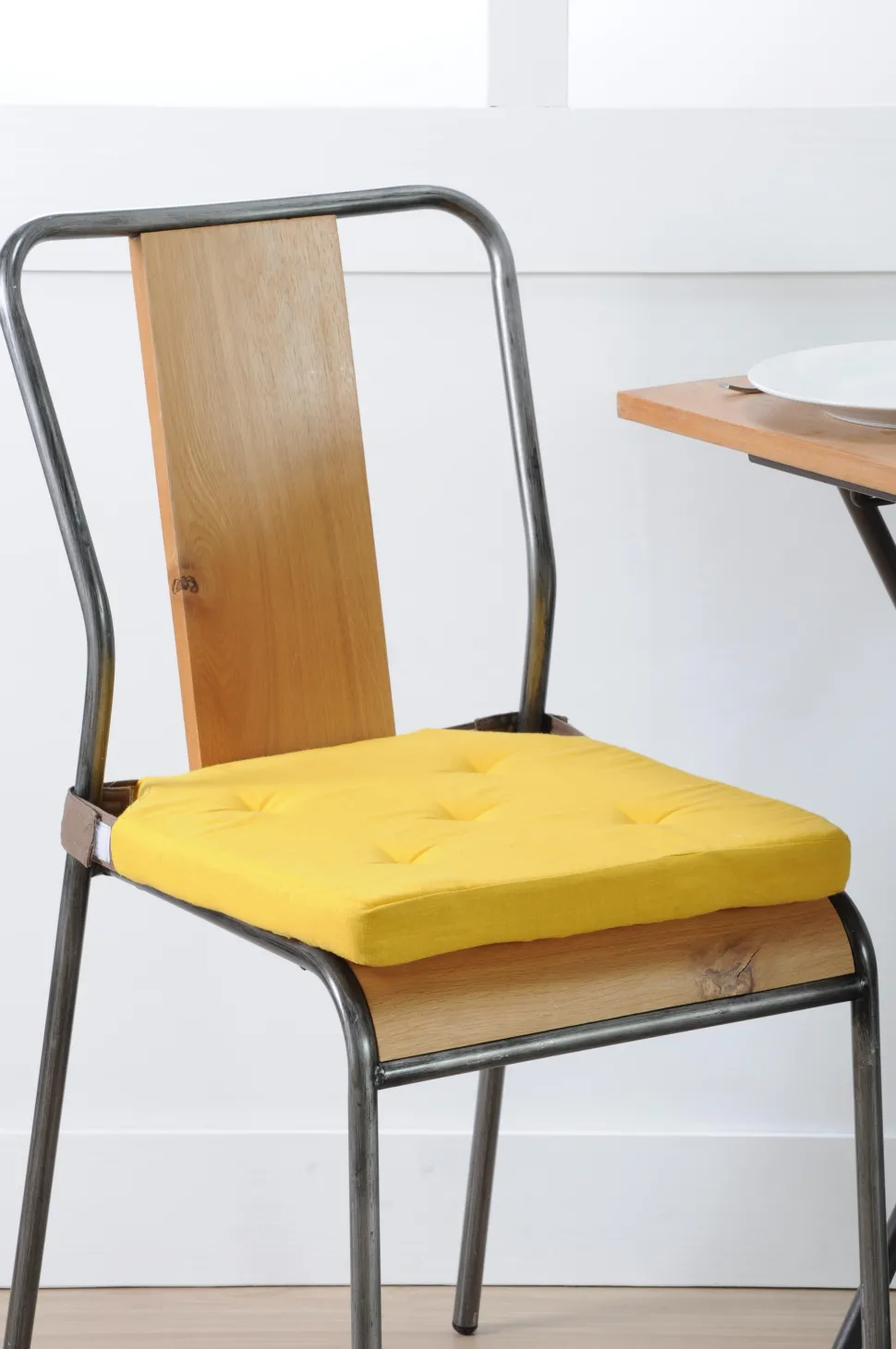 maxibazar Duo Galette Velcro 38X38X4 Moutarde Taupe