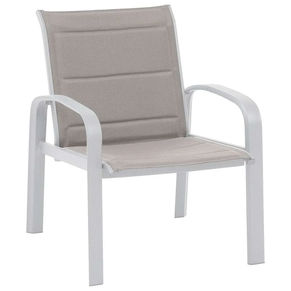 Duo Salon Elyn Noisette Blanc 2 Places