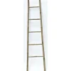 Echelle Porte Serviettes Pm Evasee 5 Barreaux 100% Bambou Ba