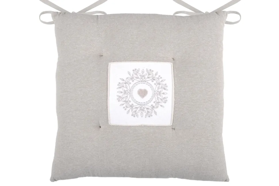 maxibazar Elvira Galette 40X40 4Pts Lin