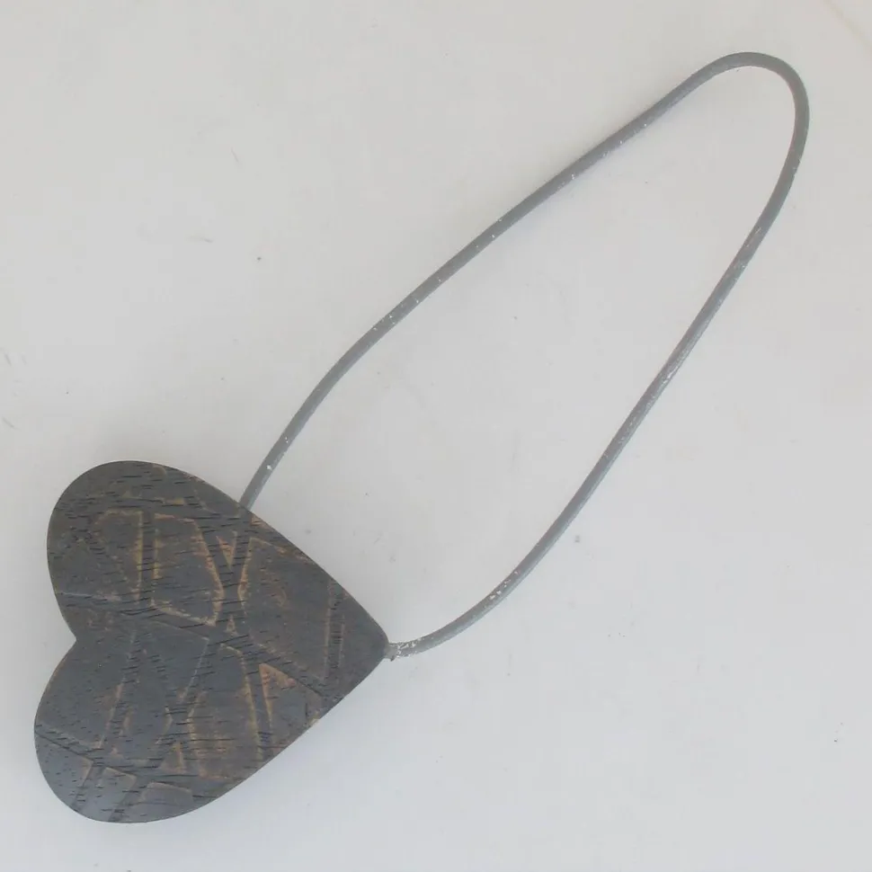 maxibazar Embrasse Bois Aimantee Aime Mm Gris Naturel