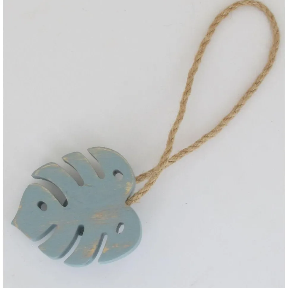 maxibazar Embrasse Bois Aimantee Salvador Mm Bleu Gris Naturel