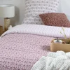 maxibazar Emilia Housse Couette 140X200Cm Et 2 Taies 63X63Cm 57 Fils