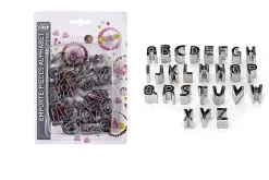 Emporte Pièces Inox Alphabet 26Pcs