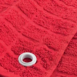 maxibazar Essuie Main 50X50 Cm Eponge Unie Au Bistrot Rouge