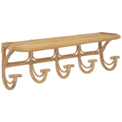 Atmosphera Etagere Patin Rotin 5 Crochets Aoni