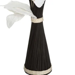 Atmosphera Fagot Orchidee Blanc Noir H.100Cm