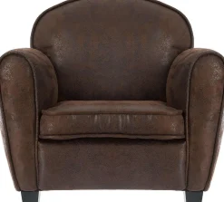 Fauteuil Enfant Club Marron