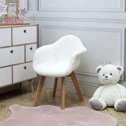 Fauteuil Enfant Imitation Fourrure
