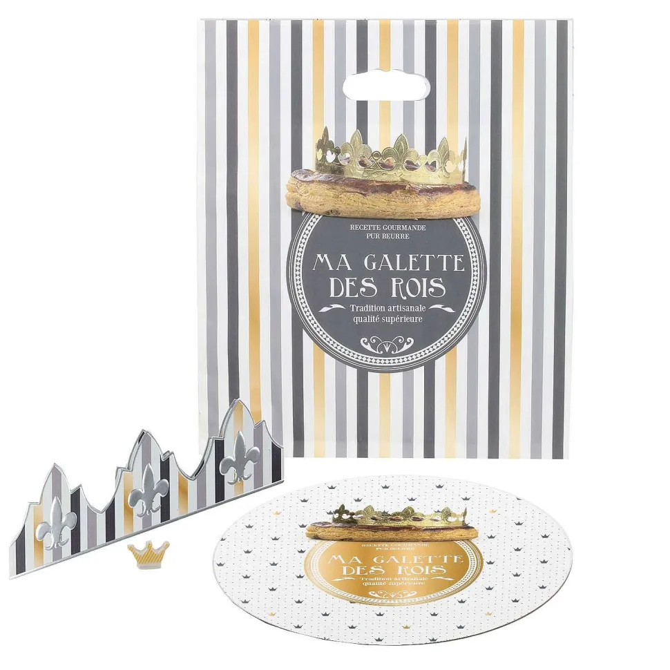 Feve Galette Rois Couronne Support