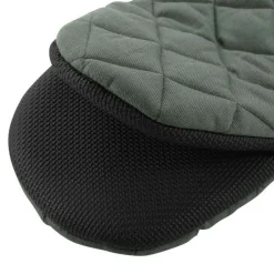 maxibazar Gant Pince 24.5X14.5 Cm Polycoton Et Neoprene Cuistot Kaki