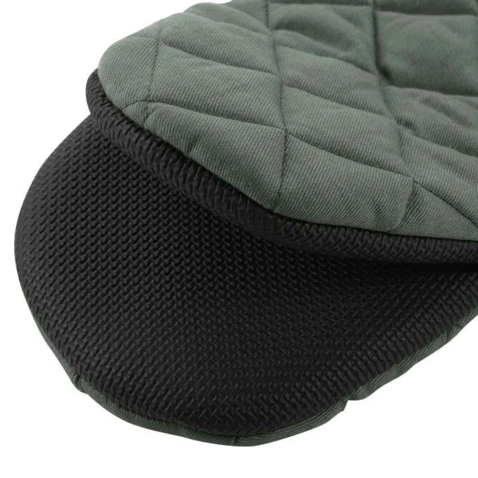maxibazar Gant Pince 24.5X14.5 Cm Polycoton Et Neoprene Cuistot Kaki