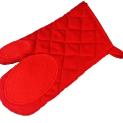 maxibazar Gant 30X18 Cm Polycoton Silicone Cuistot Rouge