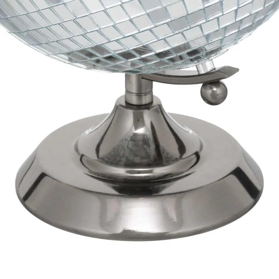 maxibazar Globe Disco Soul H.33Cm Argent