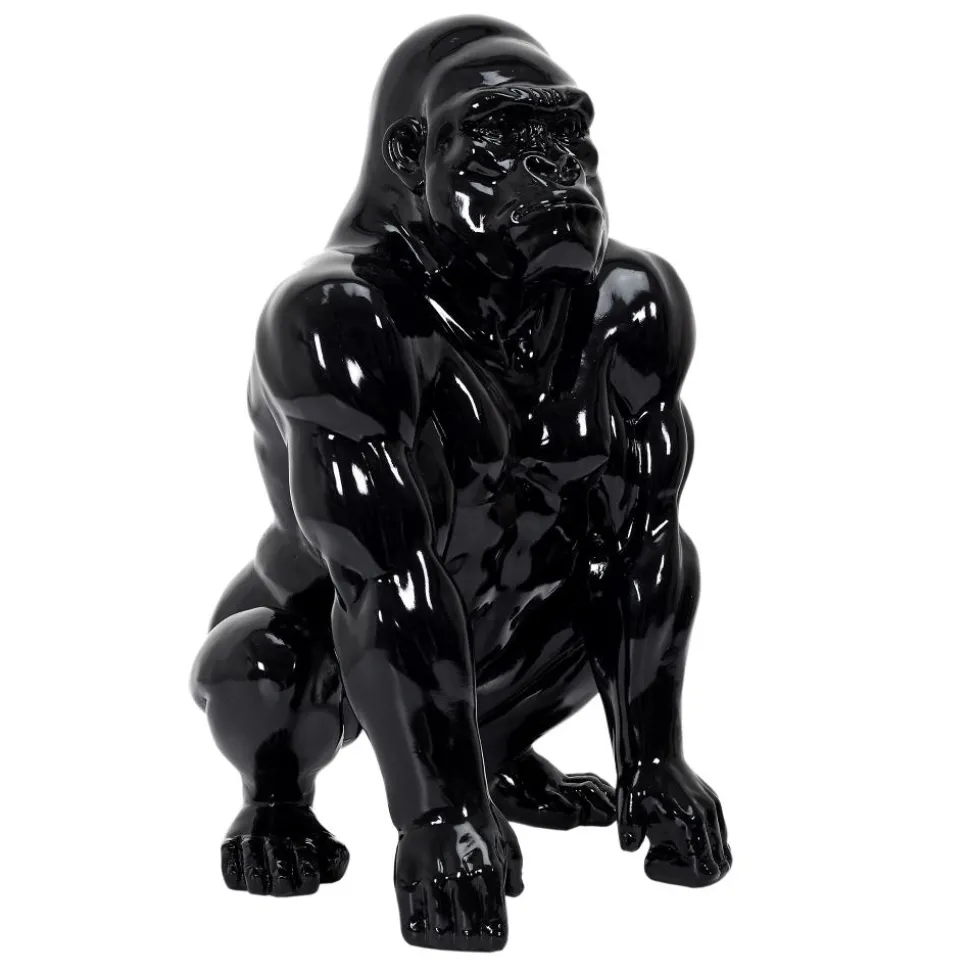 maxibazar Gorille Noir Deco 46Cm