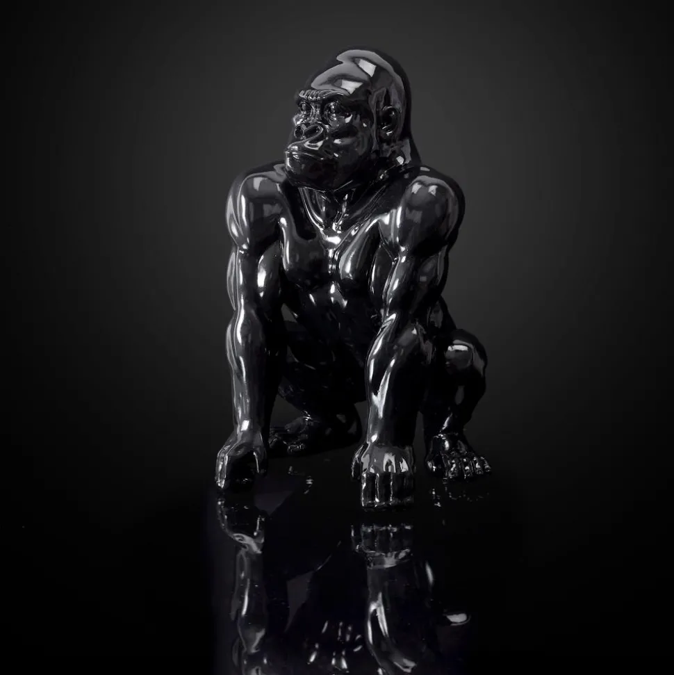 maxibazar Gorille Noir Deco 46Cm