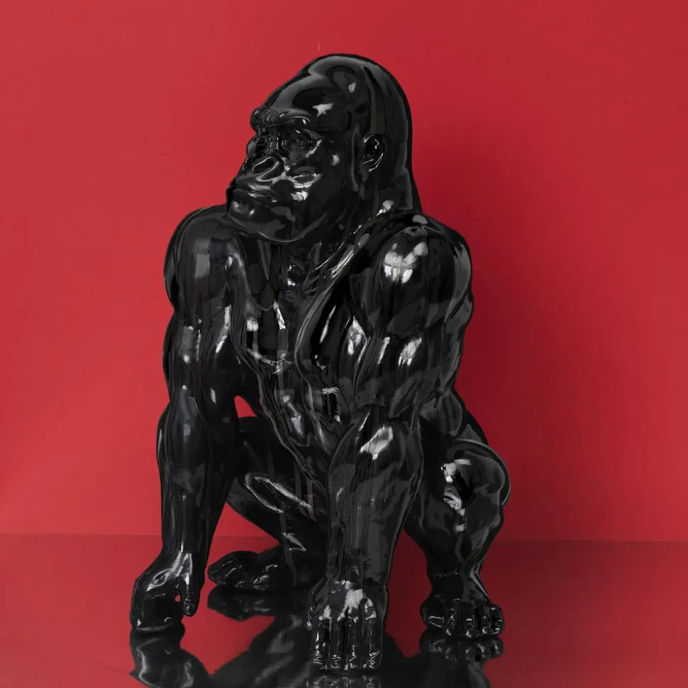 maxibazar Gorille Noir Deco 46Cm