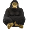 maxibazar Gorille Noir Dore H.50Cm