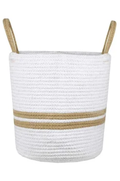 maxibazar Guam Sac Deco 30X30X30Cm Blanc