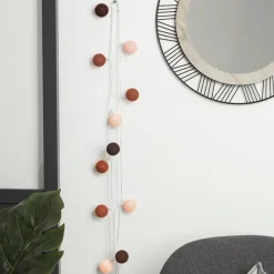 Atmosphera Guirlande Led Pile 16 Boules Dune D.3.5Cm