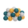 Atmosphera Guirlande Led Pile 16 Boules Tropi D.3.5Cm