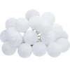 Atmosphera Guirlande Led Secteur 20 Boules Blanc D.6Cm