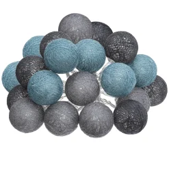 maxibazar Guirlande Led Secteur 20 Boules Tropi D.6Cm