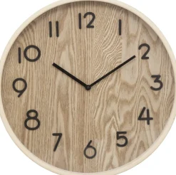 maxibazar Horloge Bois Ivana D.38Cm