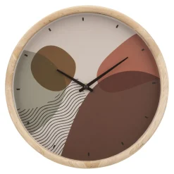 maxibazar Horloge Bois Nila D.30Cm