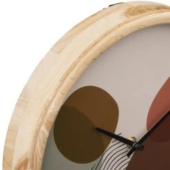 maxibazar Horloge Bois Nila D.30Cm