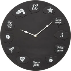 Atmosphera Horloge Bulle Maeva D.35Cm