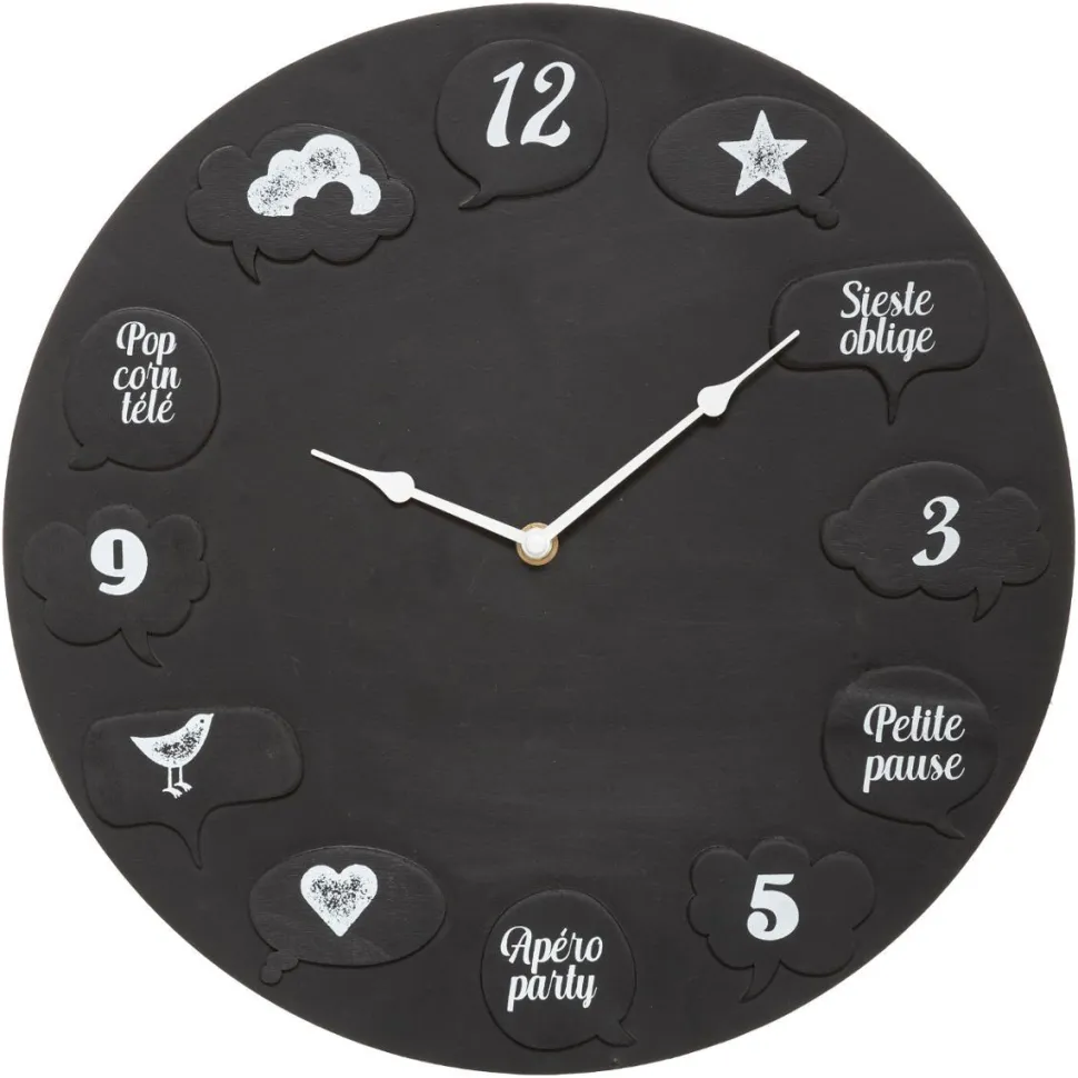 Atmosphera Horloge Bulle Maeva D.35Cm