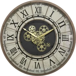 Atmosphera Horloge Metal Mecanique Stella D.57Cm