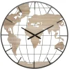 Atmosphera Horloge Metal Monde Jay D.90Cm