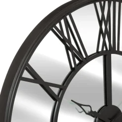 maxibazar Horloge Miroir Metal Dario D.70Cm